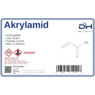 Akrylamid, CAS 79-06-1 — odczynnik, CAS 79-06-1 — etykieta produktu chemicznego
