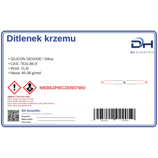 Ditlenek krzemu, CAS 7631-86-9 — odczynnik, CAS 7631-86-9 — etykieta produktu chemicznego