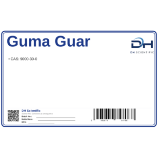 Guma guar, CAS 9000-30-0 — etykieta produktu chemicznego