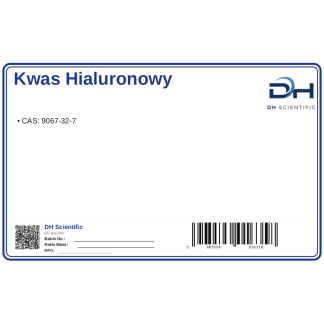 Kwas hialuronowy – roztwór do zastosowań technicznych i laboratoryjnych 3%, CAS 9067-32-7 — etykieta produktu chemicznego
