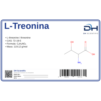 L-Treonina, CAS 72-19-5 — etykieta produktu chemicznego