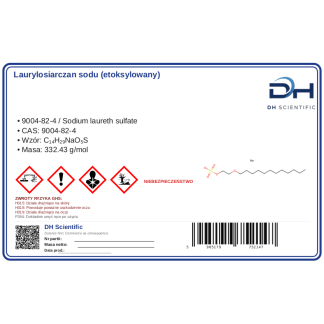 Laurylosiarczan sodu-eter (SLES), CAS 9004-82-4 — etykieta produktu chemicznego
