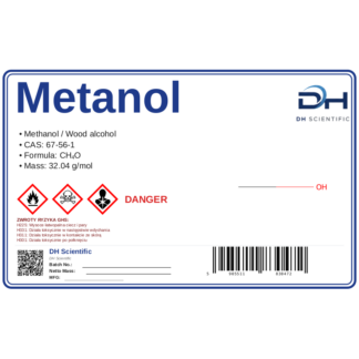 Metanol 67-56-1, CAS 67-56-1 — etykieta produktu chemicznego