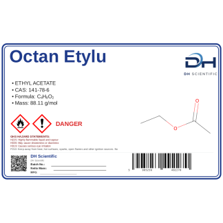 Octan etylu 141-78-6, CAS 141-78-6 — etykieta produktu chemicznego