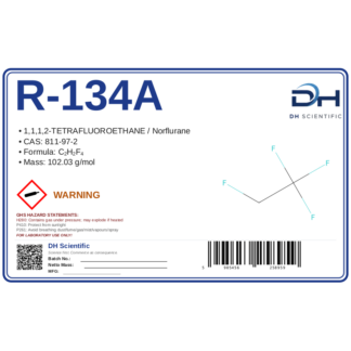 R-134a (1,1,1,2-tetrafluoroetan), CAS 811-97-2 — etykieta produktu chemicznego