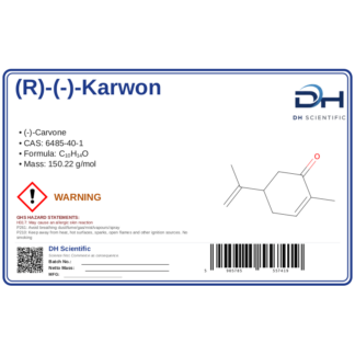 (R)-(-)-Karwon (mieta zielona), CAS 6485-40-1 — etykieta produktu chemicznego