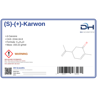 (S)-(+)-Karwon (kminek), CAS 2244-16-8 — etykieta produktu chemicznego