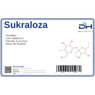 Sukraloza, CAS 56038-13-2 — etykieta produktu chemicznego