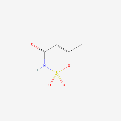 Szkielet 2D Acesulfam K, CAS 33665-90-6, wzór C4H5NO4S