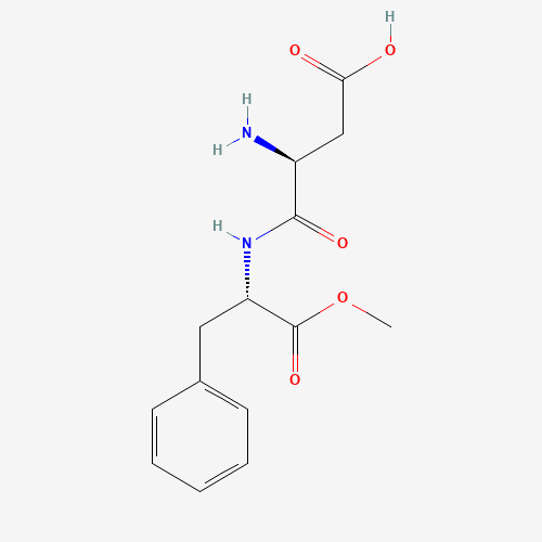 Szkielet 2D Aspartam, CAS 22839-47-0, wzór C14H18N2O5