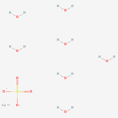 Szkielet 2D Siarczan kobaltu(II) 7-wodny, CAS 10026-24-1, wzór CoH₁₄O₁₁S