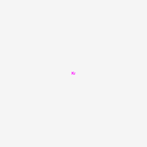 Szkielet 2D Krypton, CAS 7439-90-9, wzór Kr