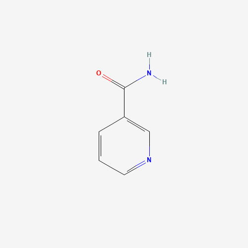 Szkielet 2D Nikotynamid witamina B3, 100g, CAS 98-92-0, CAS 98-92-0, wzór C6H6N2O
