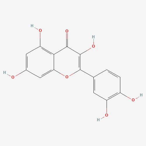 Szkielet 2D Kwercetyna flawonoid, 50g, CAS 117-39-5, CAS 117-39-5, wzór C15H10O7