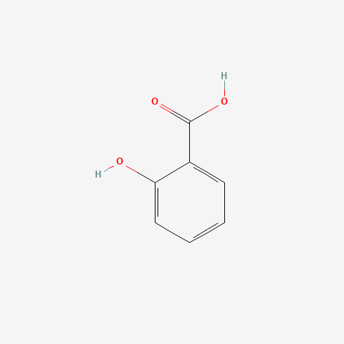 Szkielet 2D Kwas salicylowy 100g czysty odczynnik CAS 69-72-7, CAS 69-72-7, wzór C7H6O3