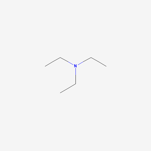 Szkielet 2D Trietyloamina, CAS 121-44-8, CAS 121-44-8, wzór C6H15N