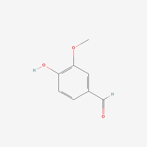 Szkielet 2D Wanilina aromat, 50g, CAS 121-33-5, CAS 121-33-5, wzór C8H8O3
